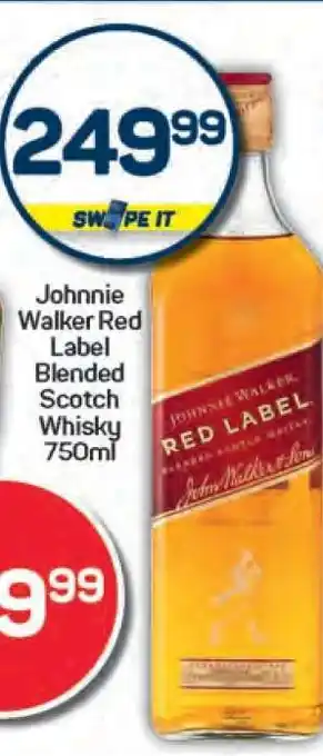 Pick n Pay Johnnie Walker Red Label Blended Scotch Whisky 750ml offer