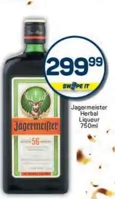 Pick n Pay Jagermeister Herbal Liqueur 750ml offer
