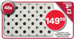 Pick n Pay Hypermarket Angel Soft 1-Ply Toilet Paper 48s offer