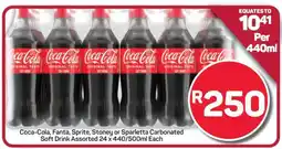 Pick n Pay Hypermarket Coca-Cola, Fanta, Sprite, Stoney or Sparletta Carbonated Soft Drink Assorted offer