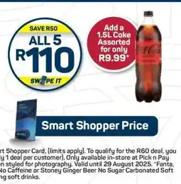 Pick n Pay 1.5L Coke Assorted offer