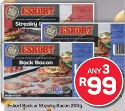 Pick n Pay Eskort Back or Streaky Bacon 200g offer
