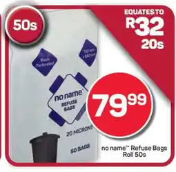 Pick n Pay Hypermarket no name Refuse Bags Roll 50s offer