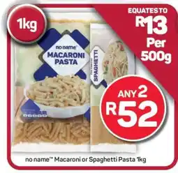 Pick n Pay Hypermarket no name Macaroni or Spaghetti Pasta offer