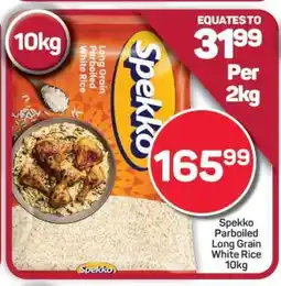 Pick n Pay Hypermarket Spekko Parboiled Long Grain White Rice 10kg offer