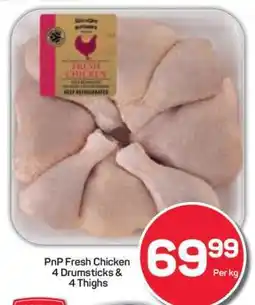 Pick n Pay PnP Fresh Chicken 4 Drumsticks & 4 Thighs offer