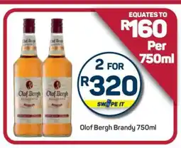 Pick n Pay Hypermarket Olof Bergh Brandy 750ml offer