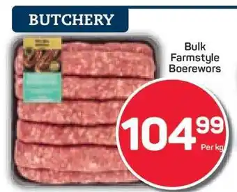 Pick n Pay Bulk Farmstyle Boerewors offer