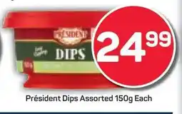 Pick n Pay Président Dips Assorted 150g Each offer