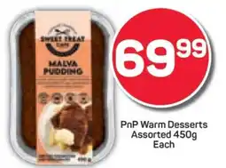 Pick n Pay PnP Warm Desserts Assorted 450g offer