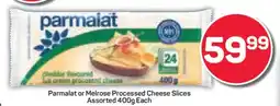 Pick n Pay Parmalat or Melrose Processed Cheese Slices offer