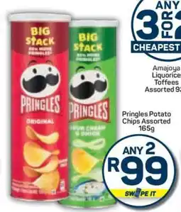 Pick n Pay Pringles Potato Chips Assorted 165g offer