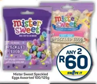Pick n Pay Mister Sweet Speckled Eggs Assorted 100/125g offer