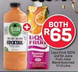 Pick n Pay Liqui-Fruit 100% and Sir Juice Fruit Juice Blend Assorted offer
