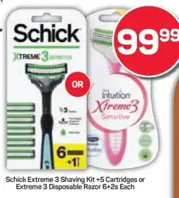 Pick n Pay Schick Extreme 3 Shaving Kit offer