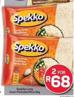 Pick n Pay Spekko Long Grain Parboiled Rice-2Kg offer