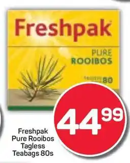 Pick n Pay Freshpak Pure Rooibos Tagless Teabags 80s offer