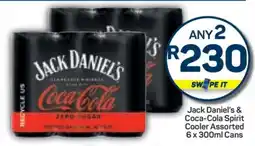 Pick n Pay Jack Daniel's & Coca-Cola Spirit Cooler Assorted offer