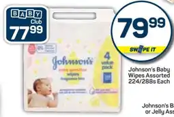 Pick n Pay Johnson's Baby Wipes Assorted offer