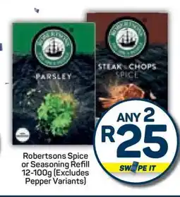 Pick n Pay Robertsons Spice or Seasoning Refill offer