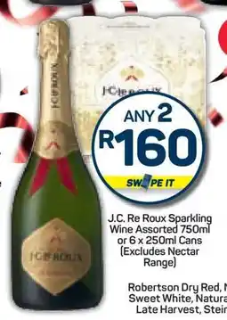 Pick n Pay J.C. Re Roux Sparkling Wine offer
