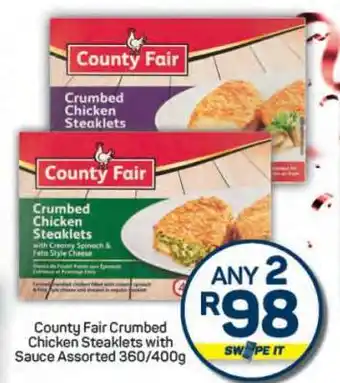 Pick n Pay County Fair Crumbed Chicken Steaklets offer
