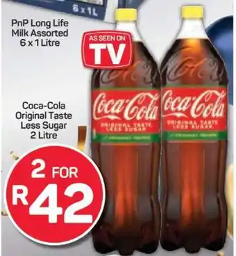 Pick n Pay Coca-Cola Original Taste Less Sugar offer