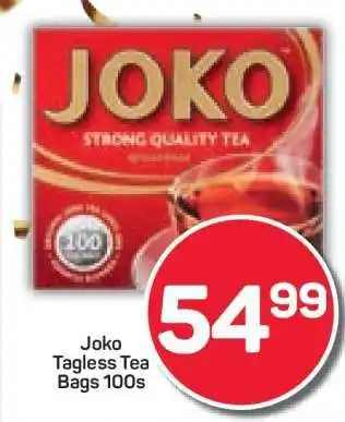 Pick n Pay Joko Tagless Tea Bags 100s offer
