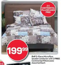 Pick n Pay PnP 3-Piece Microfibre Double Comforter offer