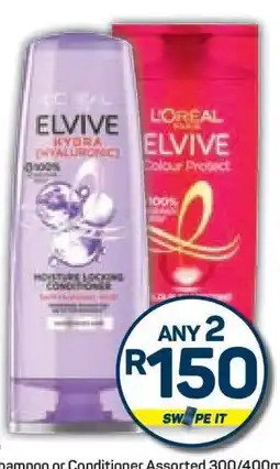 Pick n Pay L'Oréal Elvive Shampoo or Conditioner offer