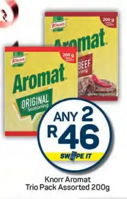 Pick n Pay Knorr Aromat Trio Pack Assorted 200g offer