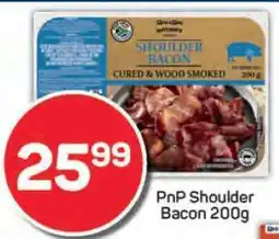 Pick n Pay PnP Shoulder Bacon 200g offer