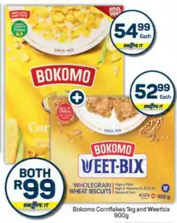Bokomo Cornflakes 1kg and Weetbix 900g