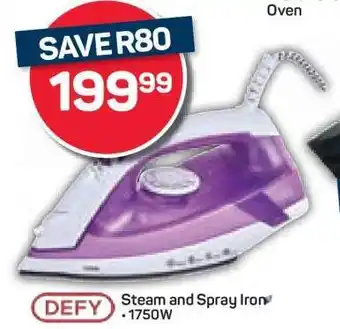 Pick n Pay DEFY Steam and Spray Iron offer