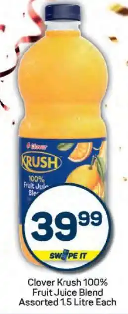 Pick n Pay Clover Krush 100 Fruit Juice Blend offer