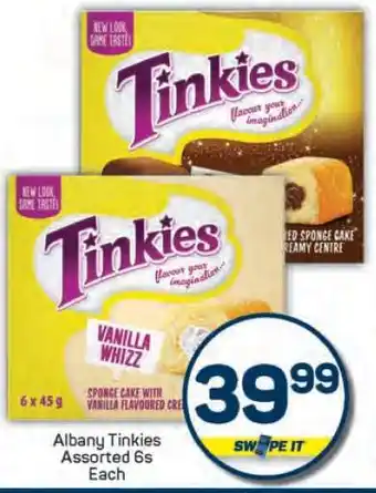 Pick n Pay Albany Tinkies Assorted 6s offer