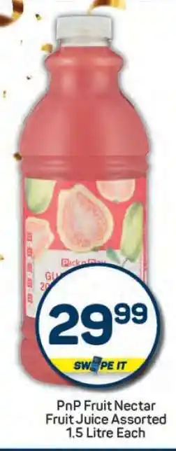 Pick n Pay PnP Fruit Nectar Fruit Juice Assorted offer