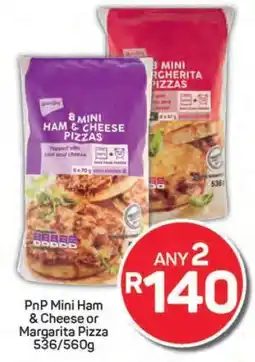 Pick n Pay PnP Mini Ham & Cheese or Margarita Pizza offer