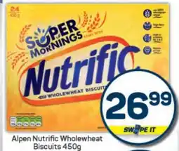Pick n Pay Alpen Nutrific Wholewheat Biscuits 450g offer