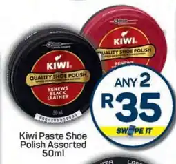 Pick n Pay Kiwi Paste Shoe Polish Assorted 50ml offer