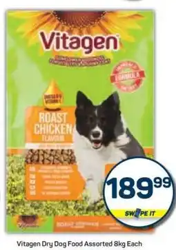 Pick n Pay Vitagen Dry Dog Food Assorted 8kg Each offer