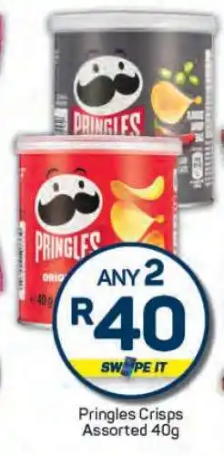 Pick n Pay Pringles Crisps Assorted 40g offer