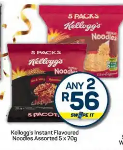 Pick n Pay Kellogg's Instant Flavoured Noodles Assorted 5 x 70g offer