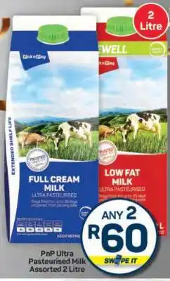 Pick n Pay Hypermarket PnP Ultra Pasteurised Milk Assorted 2 Litre offer