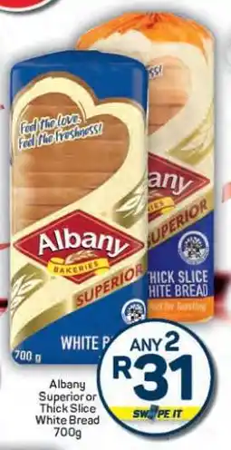 Pick n Pay Hypermarket Albany Superior or Thick Slice White Bread offer