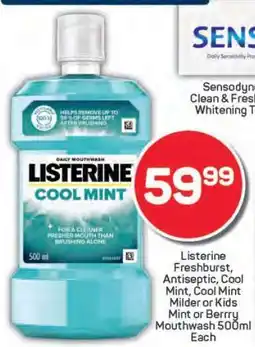 Pick n Pay LISTERINE MOUTHWASH offer