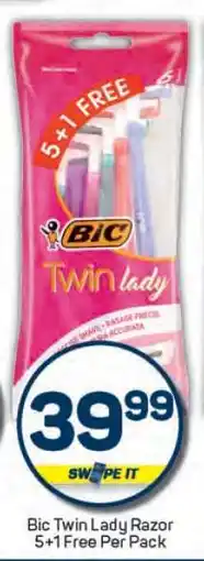 Pick n Pay Bic Twin Lady Razor offer