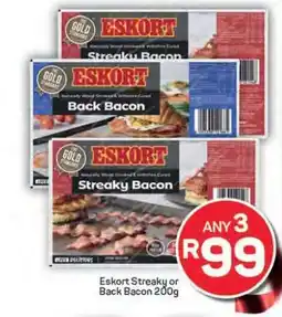 Pick n Pay Hypermarket Eskort Streaky or Back Bacon 200g offer