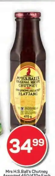 Pick n Pay Hypermarket Mrs H.S.Ball's Chutney offer