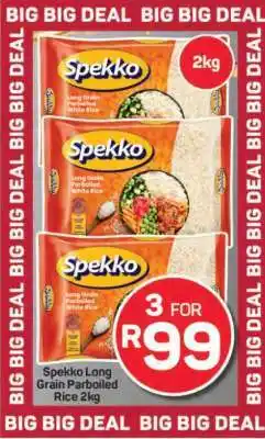 Pick n Pay Hypermarket Spekko Long Grain Parboiled Rice-2Kg offer